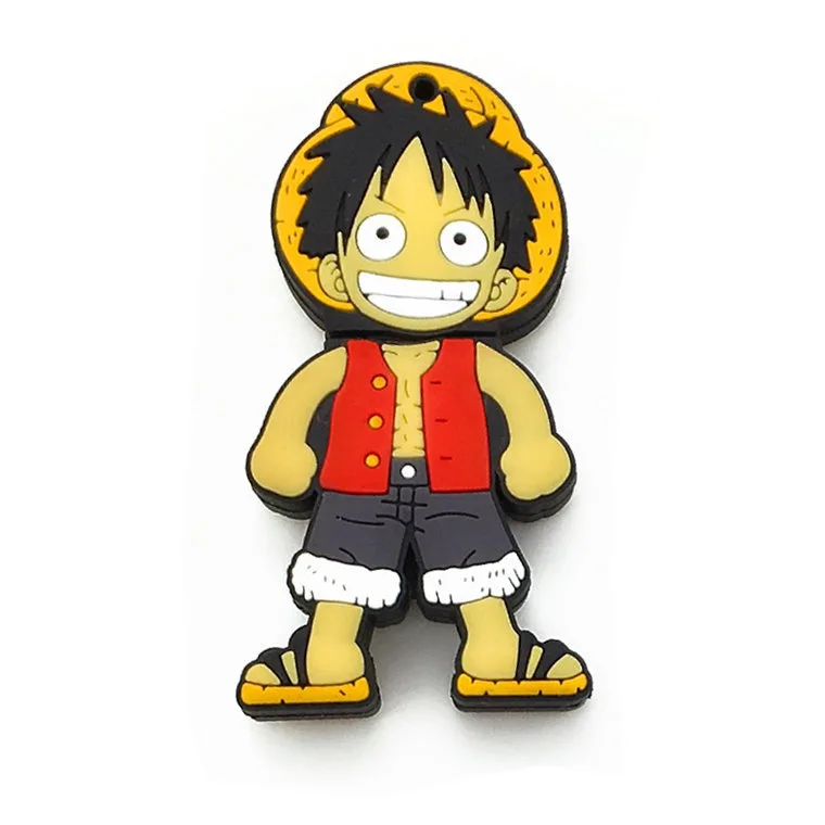 One Piece Cartoon Pirate Anime USB Flash Drive 8GB 16GB 32GB Cute Luffy/Kaiseki/Choba Fashion Custom Personality Creative Gift