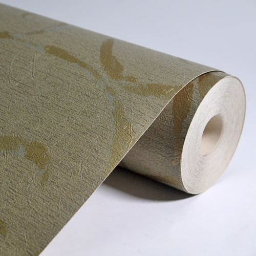 Customized modern PVC vinyl wallpaper roll grass pattern Living room Bedroom PVC wallpaper