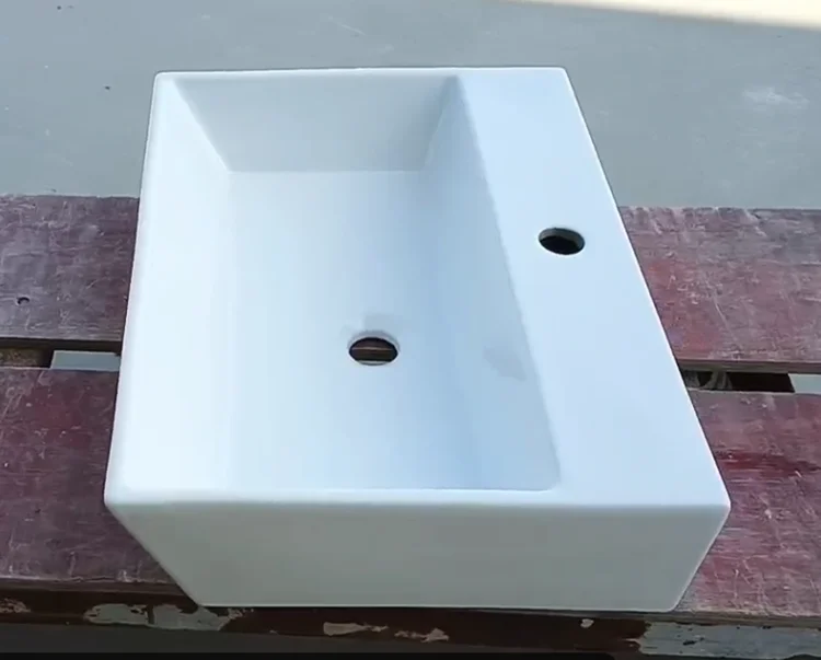 Wholesale ceramic lavatory sink vanity hand wash basin for hotel bathroom sink