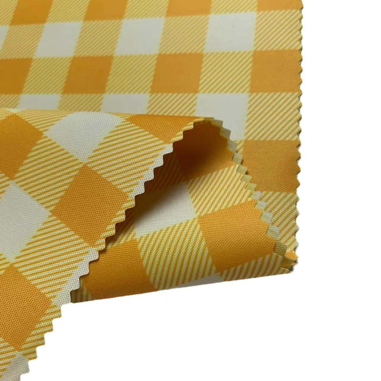 Oxford cloth gingham printed picnic mat fabric outdoor tent bag picnic mat material