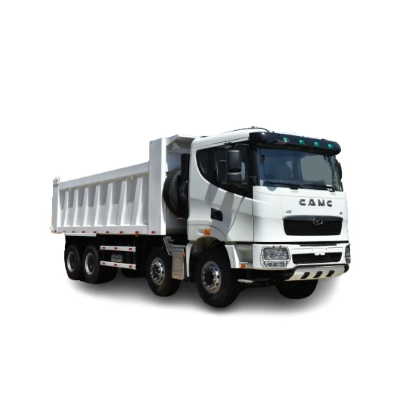 High security and high efficiency CAMC H9 8x4 flat top dump Euro 2-6 Diesel energy truck