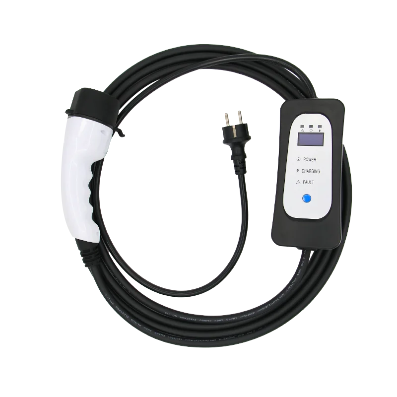 32a режим 2 автомобиля зарядный кабель электрический автомобиль тип с schuko plug ev зарядное устройство