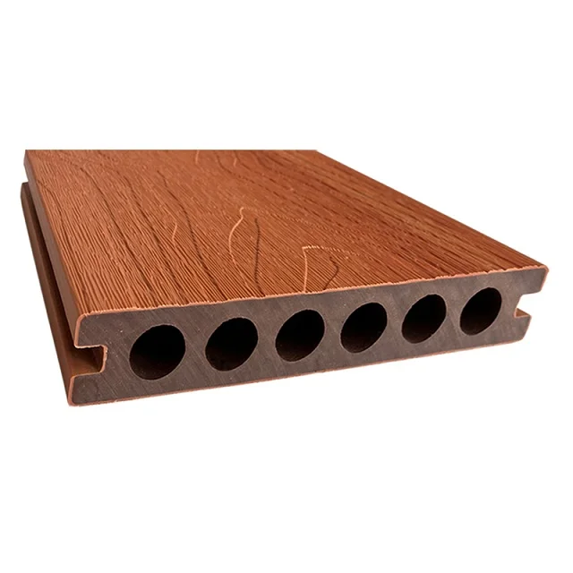 WPC Decking with 3d Embossed texture Plastic Composite Floors