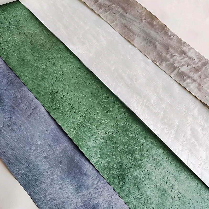 VUNIR Elevate Mall Decor with Natural Dyed Madrone Burl Veneer for Panel Furniture Cabinets