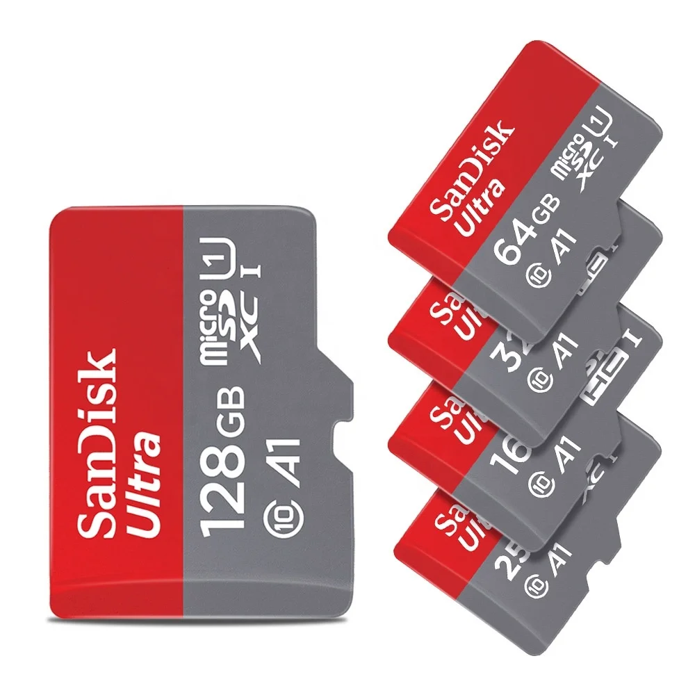  Двойной Флеш-накопитель sandisk ultra бренд 100% емкость дешевой цене класс 10 карты памяти 16gb 256gb 32 Гб 64 двойной флеш-накопитель sd 128