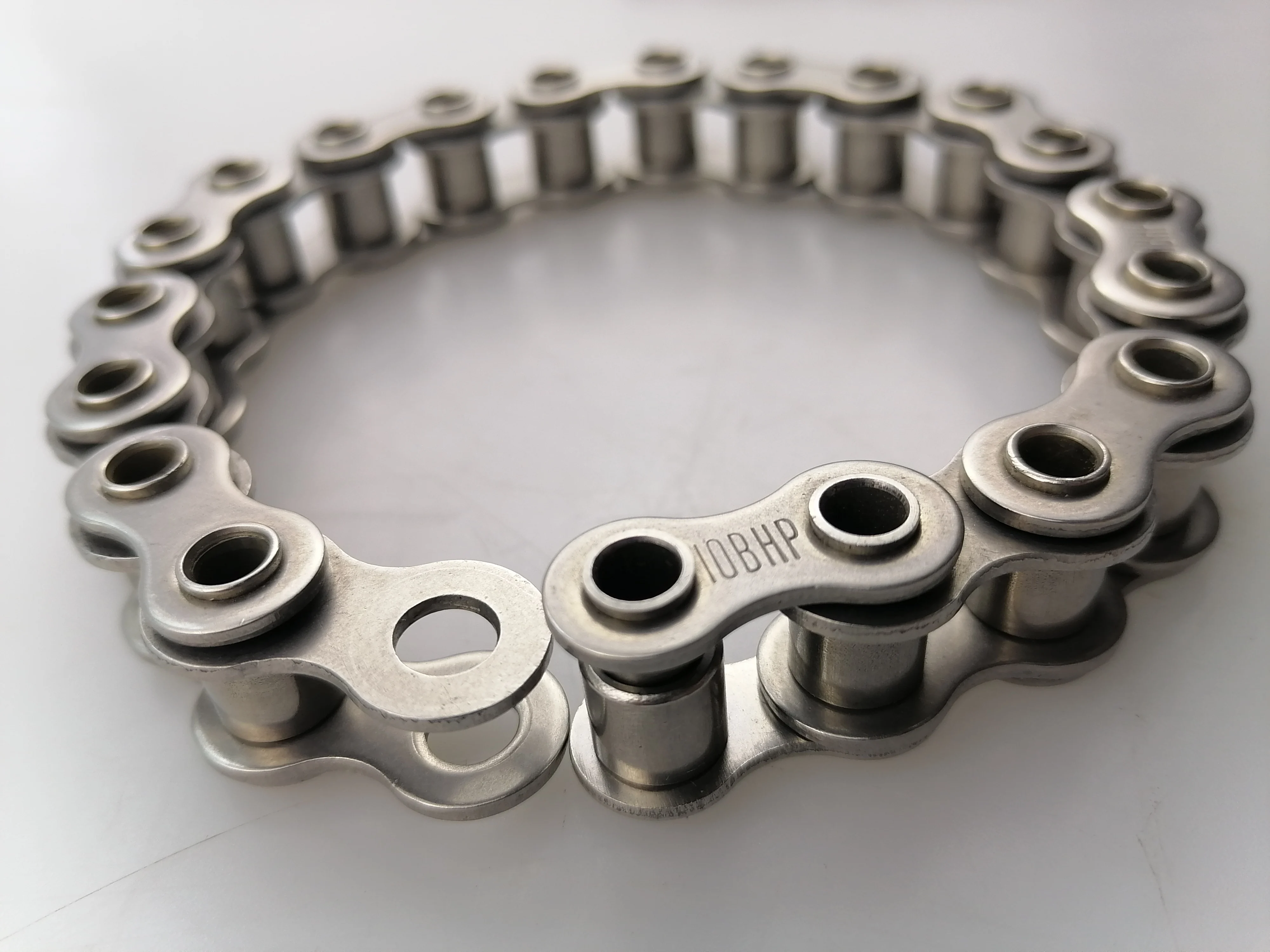 DIN ISO ASA JIS Standard 10B HP Stainless Steel Conveyor Chain Hollow Pin Roller Chain