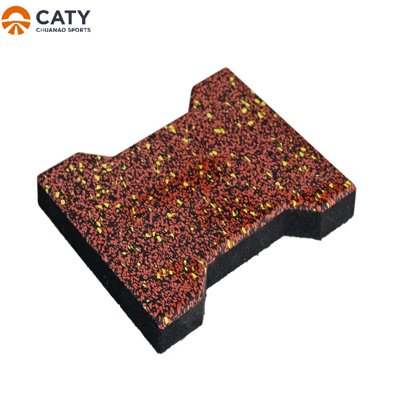 Cheap Price  Dog-bone Rubber pavers Indoor Outdoor High Elastic