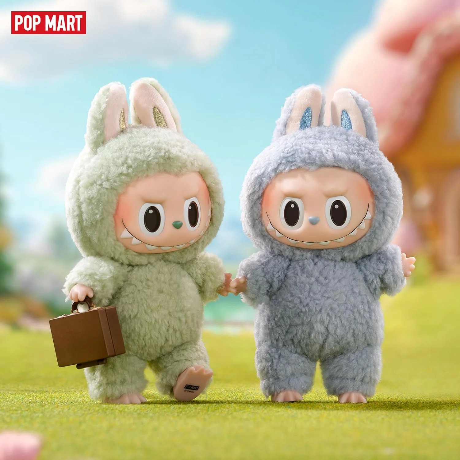 Высококачественный креативный popmart слепой ящик labubu брелок ПВХ игрушки быстрая доставка монстр