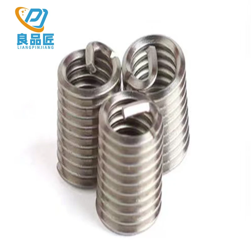 Factory Direct Sales Customized Furniture Connector For Wood Metal Coil Spring Thread Insert Smooth Surface Without Burrs