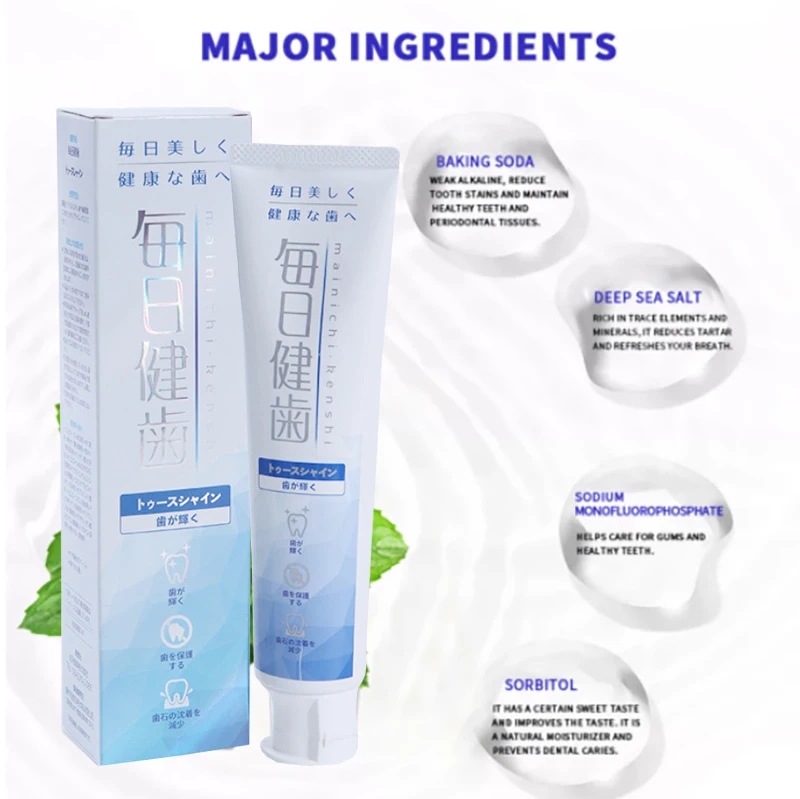 
2020 Factory Wholesale Private Label Herbal Natural Organic Tooth Paste Formula Dentiste toothpaste 110G For Sensitive Teeth 