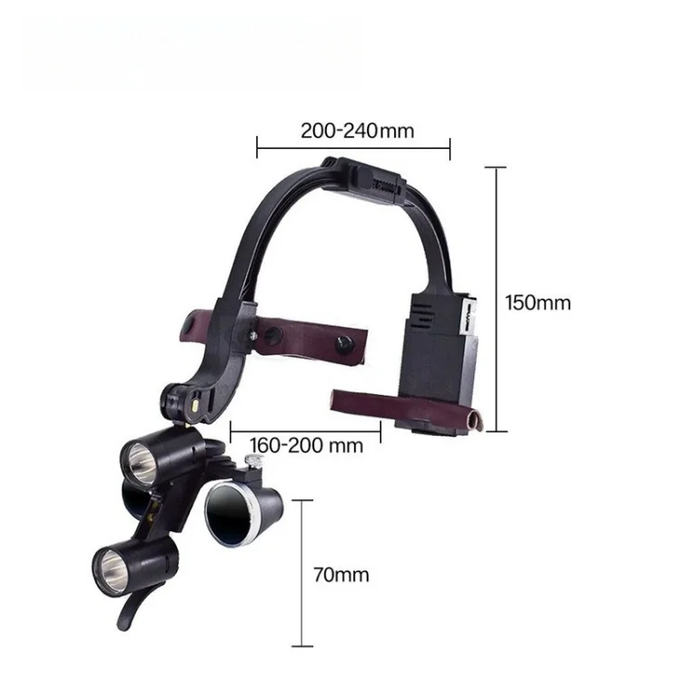 Dental equipment 3.5X Dental Loupes Head Set Binocular Magnifying Glass Surgery Magnifier