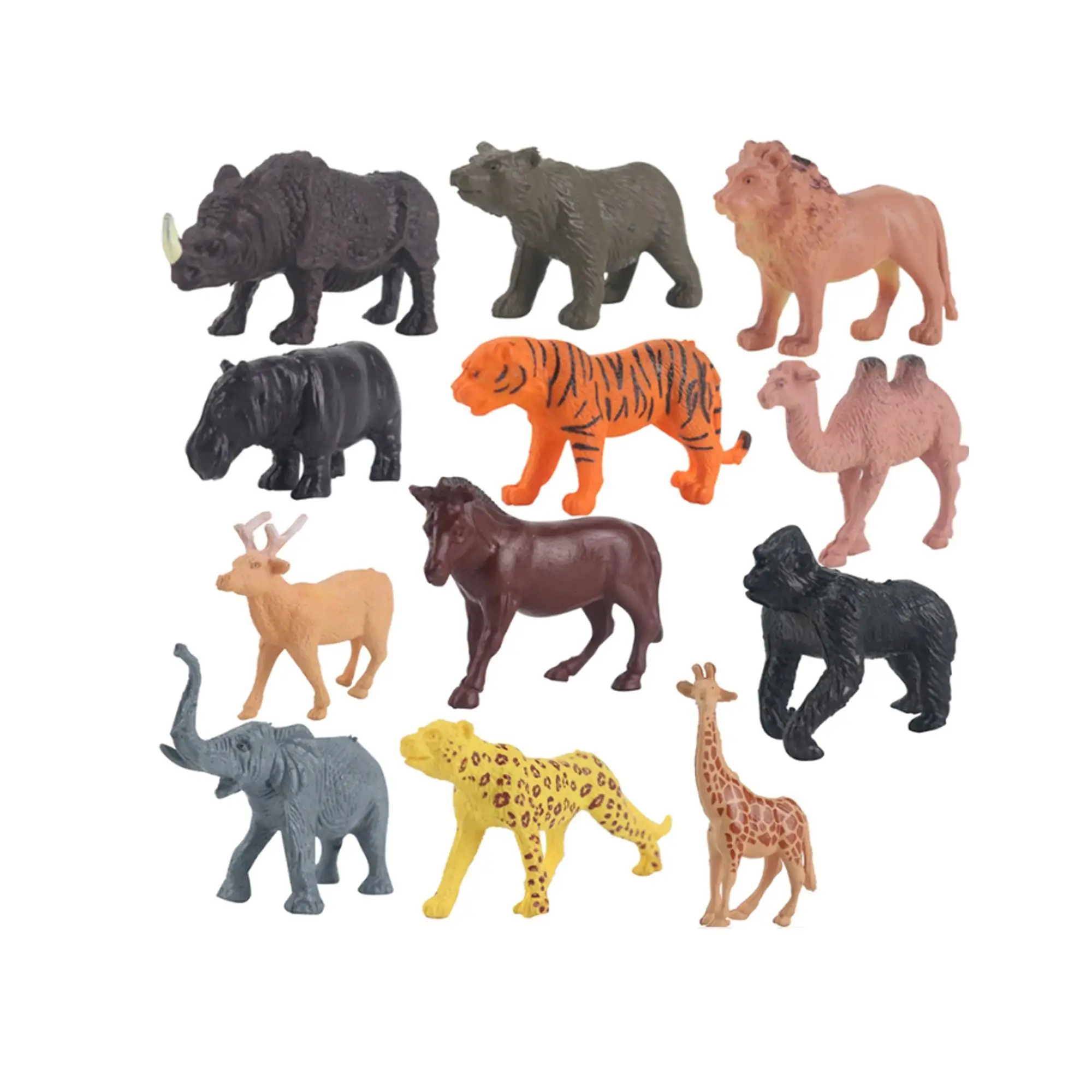 Blind box very cheap vending plastic animal dinosaur PVC mini toy in bulk for party cupcake toppers