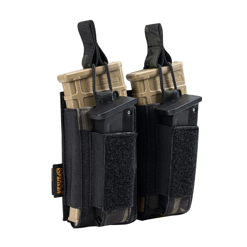 Double MAG MOLLE Pouch Tactical Combat Special Operation Universal Magazine Pouch 15-30 Days EL135-MC OEM& ODM Spanker