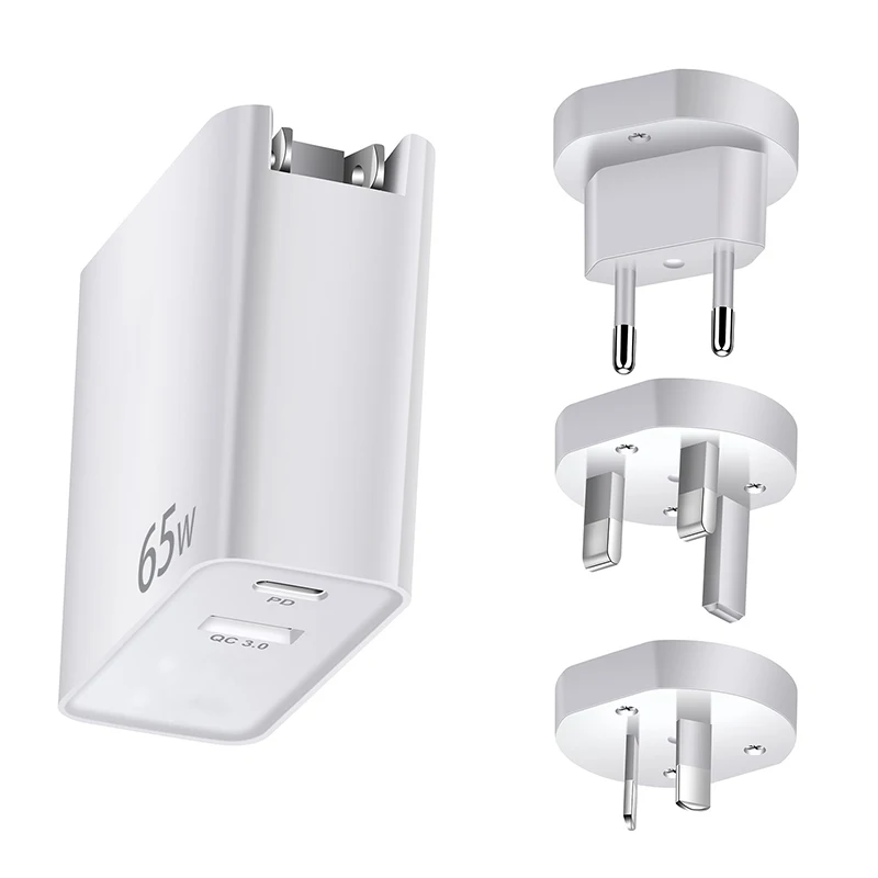 Trending Products 2023 New Arrivals PD Fast Chargers 65W 20V 5A USB C Adapter