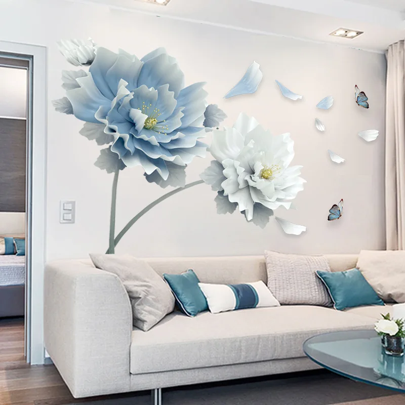Living Room TV Wall Background Stickers Bedroom Decoration Wallpaper Self-adhesive
