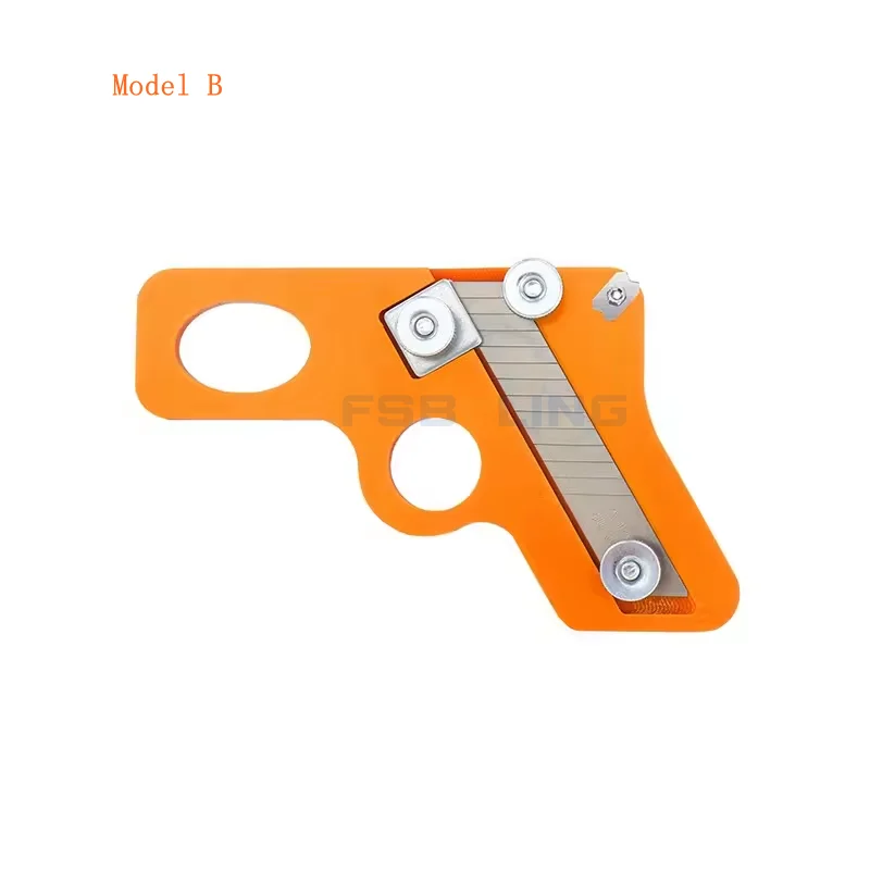 Woodworking tools beveled manual edge planer unpainted board PVC scraper head trimmer edge scraping tool