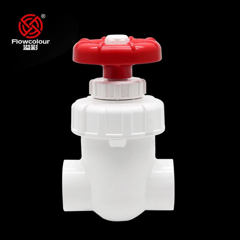 Flowcolor UPVC 20-63 мм задвижка ПВХ для воды резьба резервуара фитинг дренажной
