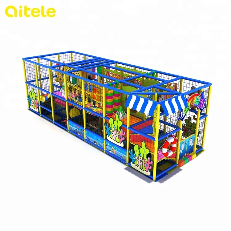 Used Old Mcdonalds Kids Trampoline Playground Equipment For Sale