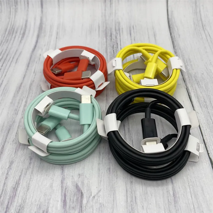 Type c Cable for apple USB-C Charger Cable Fast Charging Wire Cable  For Iphone X 12 13 Pro Max Color data line