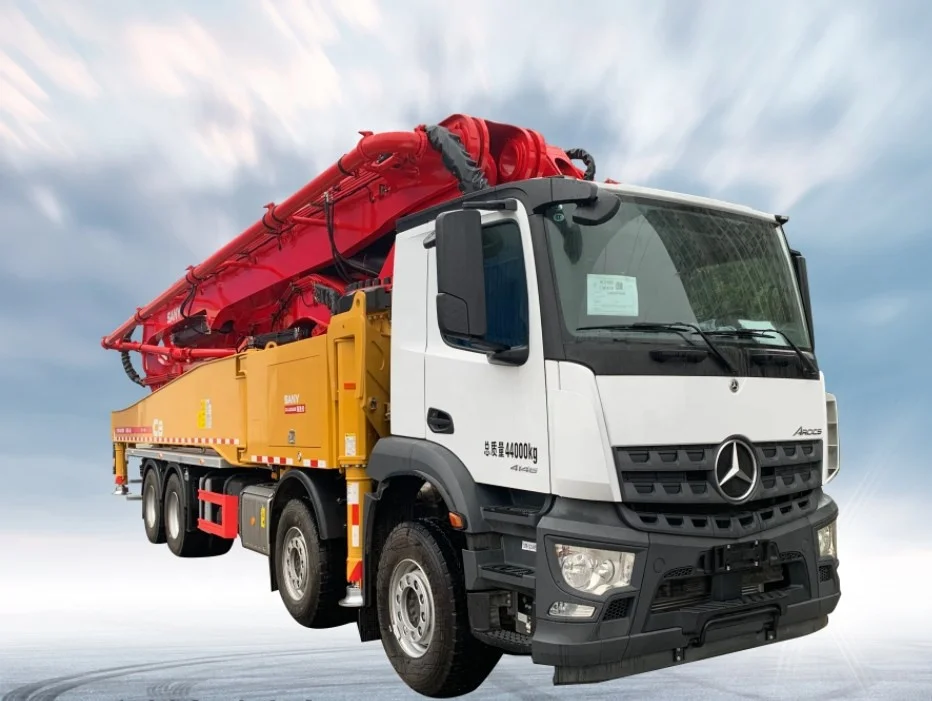 High Quality Used Concrete Pump Truck SANY 560C-8 560C-10 56m Second Hand Concrete Pump Mounted Truck For Sale.
