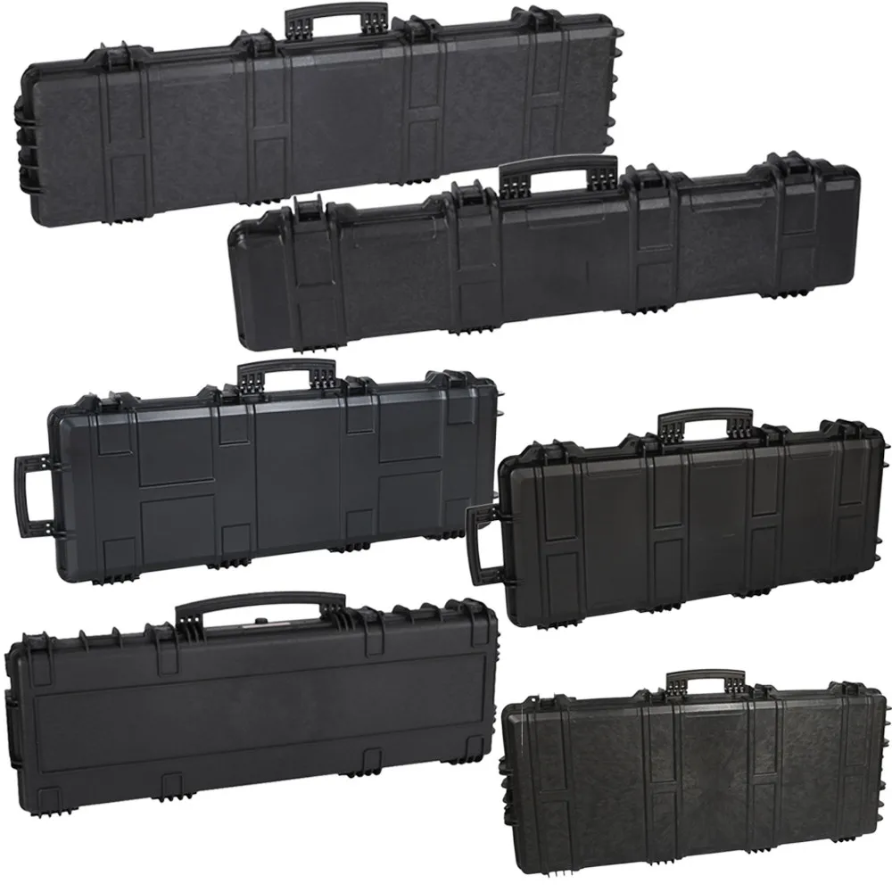 Waterproof dustproof rolling gun carrying case