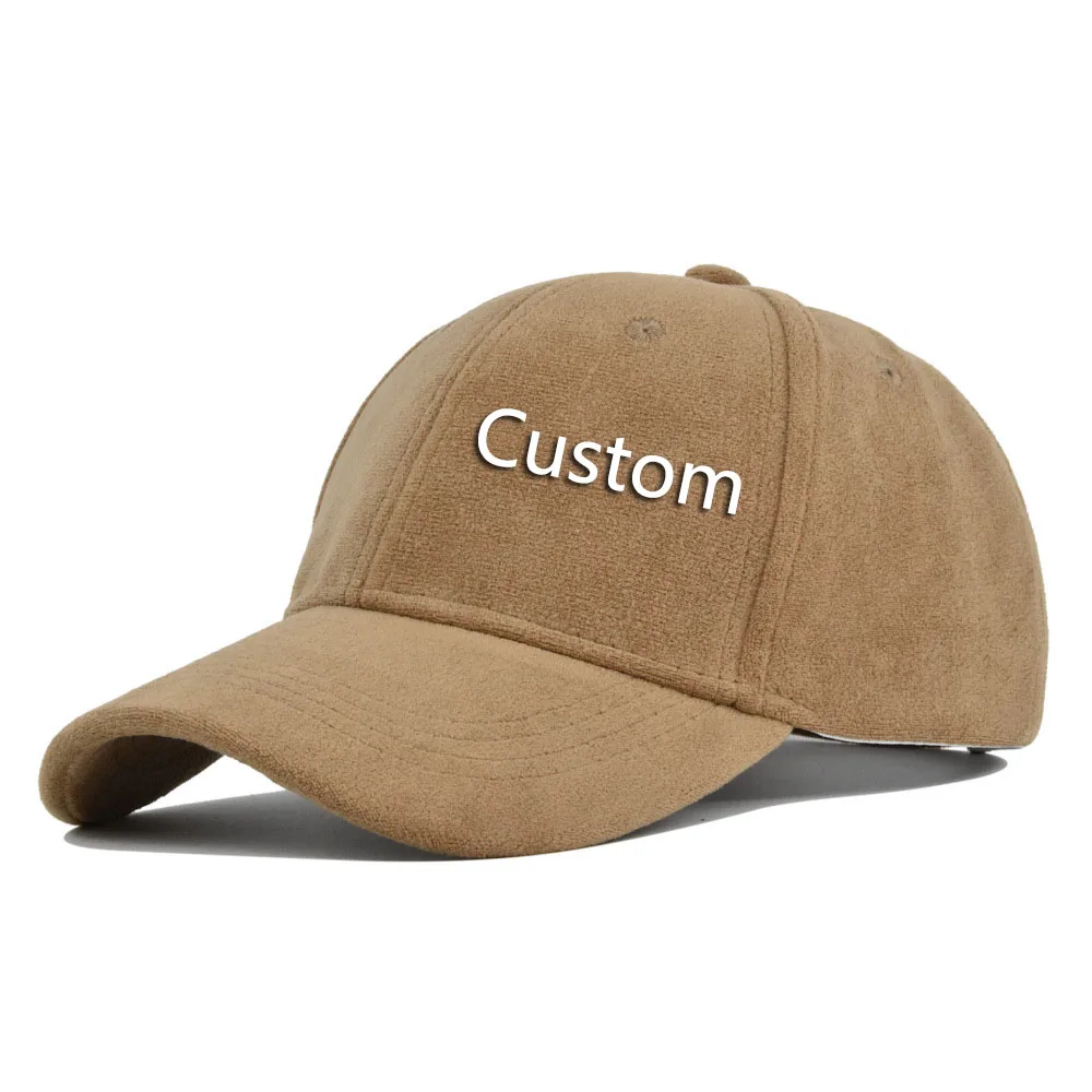 Custom Suede Hat Apparel Shop Plain Faux Suede Leather Adjustable Structured Baseball Cap Genuine Suede Leather Unisex Trucker