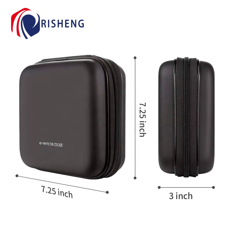 Capacity CD Case Blu Ray Case Holder Movie Music Media Disc Wallet Hardshell DVD VCD Binder Storage Box  For Car Home Office