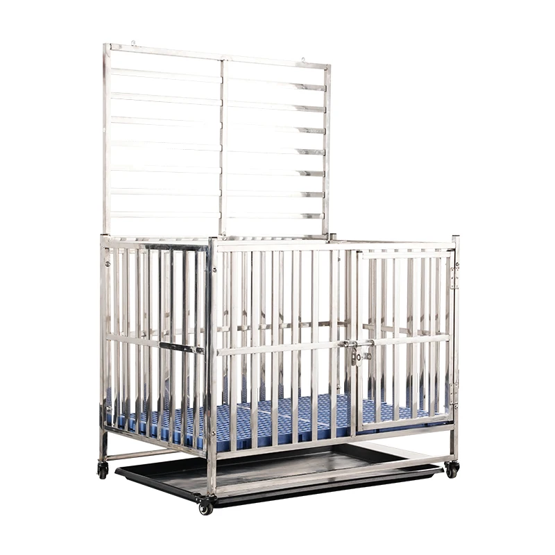 Professional Manufacturer Large Assembled Dog Cages High Bearing Corrosion Resistant Stainless Steel Dog Cage