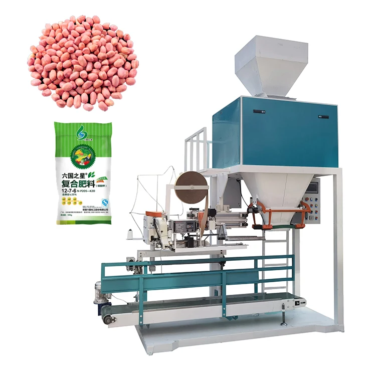 Moisture-proof Plastic Granule Packaging Machine 25kg Automatic Quantitative Weighing Bagged Granule Packaging Machine