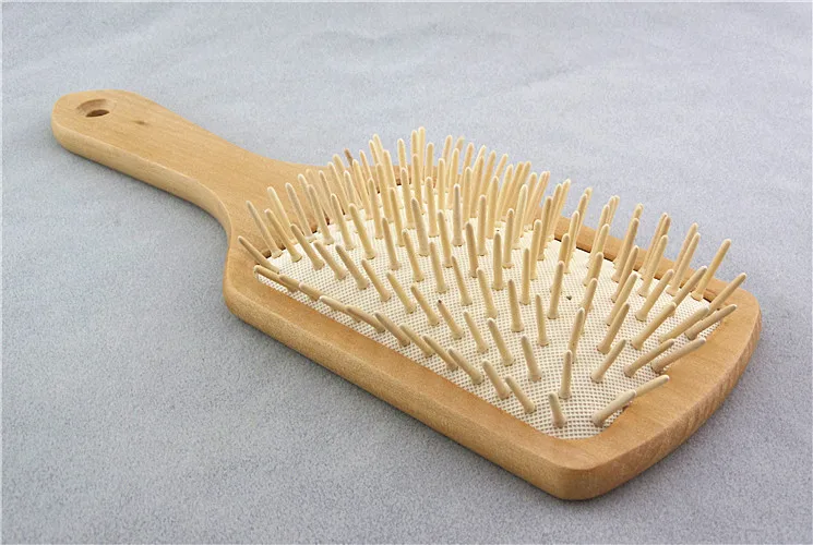 Wholesale Private Label Comb Massage Wood Hair Comb Brush