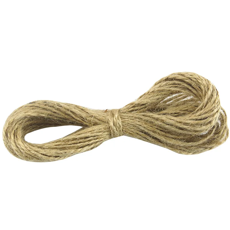 Два нити джута DIY креативная фотография настенная декоративная веревка ручная подвеска бирка джутовая веревка