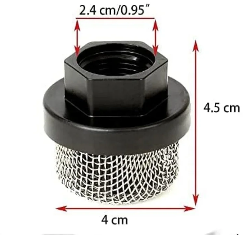 GOODTAN 246385 7/8 Inch Inlet Strainer Screen Suction filter for 390 Ultra 395 495 490 Airless Paint Sprayer