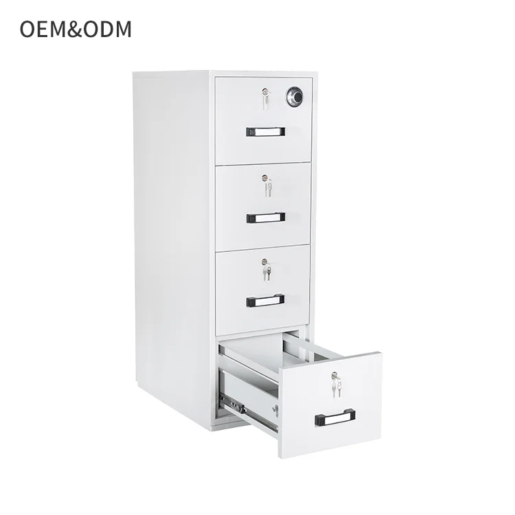 steel drawer cabinet  fireproof filing storage cabinets metal file cabinet
