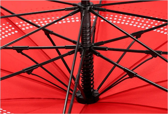 OEM Factory Production 30Inch 8K Double Layer Plastic Handle Strong Windproof Golf Umbrella