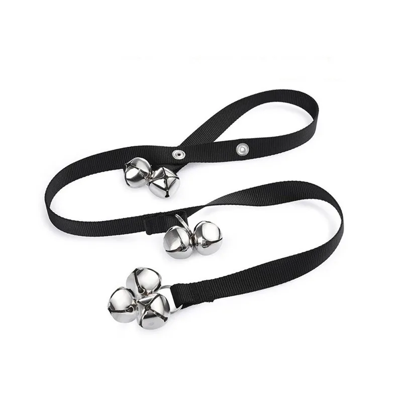 Дверные звонки для собак, тренировочные домашние звонки, дверной звонок, черный Колокольчик для собак, товары для собак, аксессуары для домашних животных