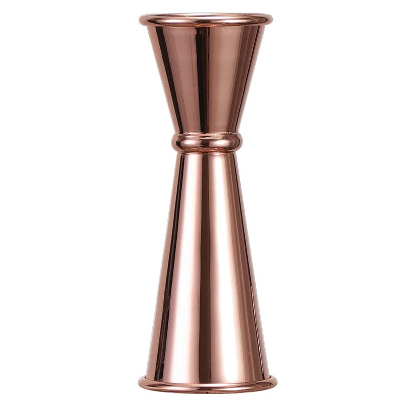 Food Safe Grade Whisky Gin Rum Vodka Stainless Steel Copper Gold Gun metal plated Japanese double Side Cocktail Jigger