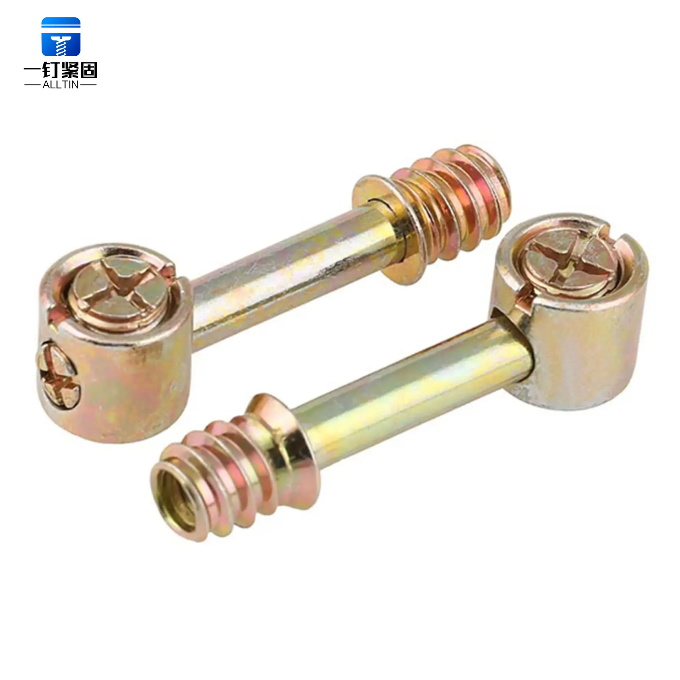 Оптовая продажа 4-в-1 мебельная фурнитура M6 для миниатюрных болтов и винтов мебельных гаек