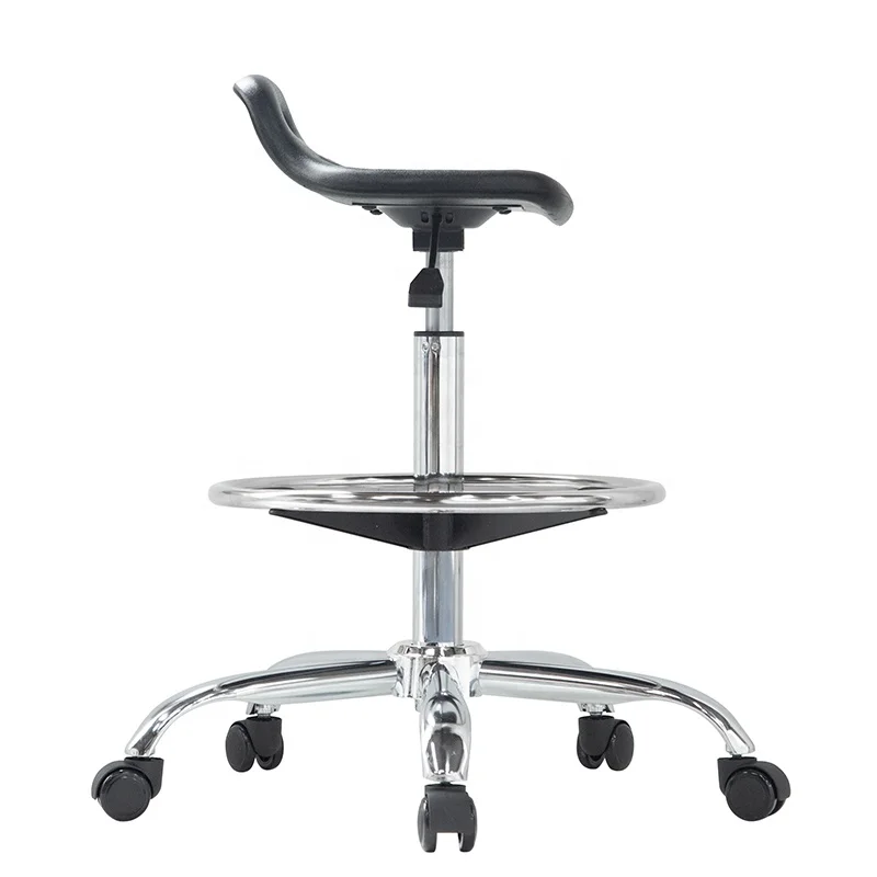 Modern best quality height adjustable standing up desk swivel office bar chair foot stool with backs
