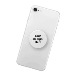 Popular Acrylic Phone Socket Griptok Foldable Eject Mobile Phone Holder Stand Customized Phone Grip With Plant Leaf Design