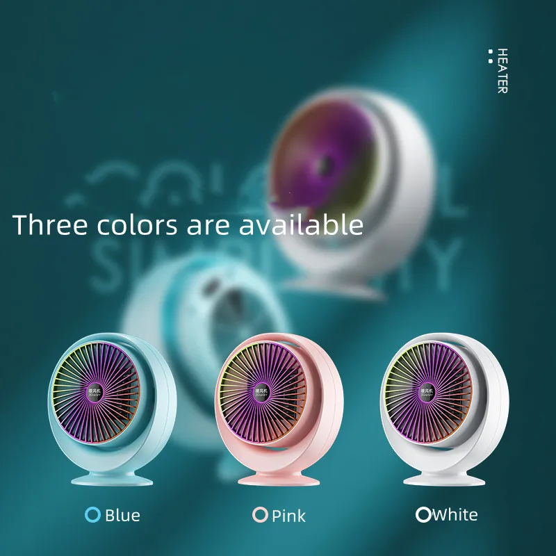 2022 bestseller 800W fast heat personal convenience desktop mini home office space silent vertical ptc ceramic heater