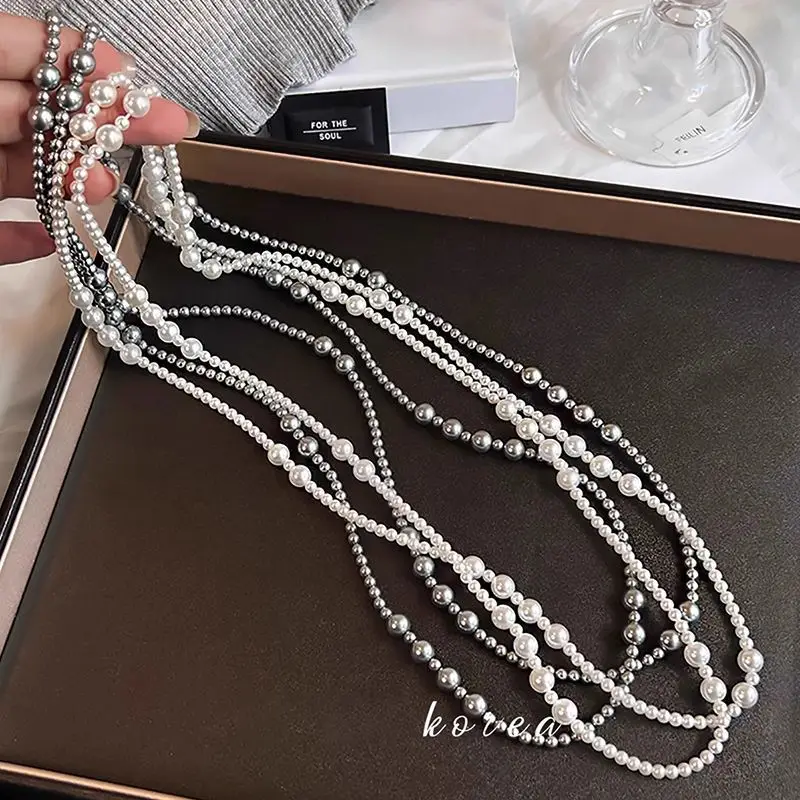 glass round Imitation pearl beads with hole for jewelry making