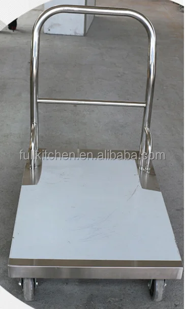 Removable Metal Storage Foldable Hand Cart / Dolly Truck for Medical Supplies Transport