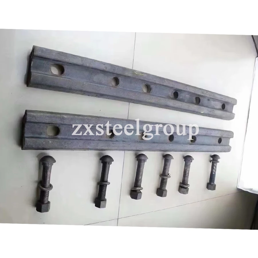 customized good quality UIC60 /60E1 rail fish plate