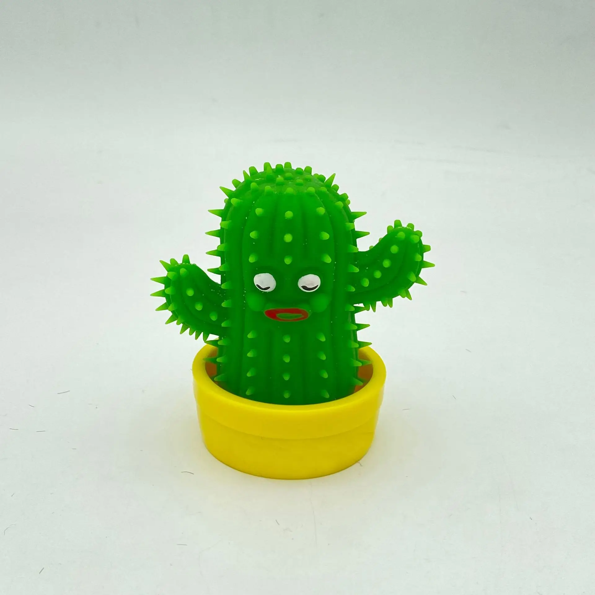 New Decompression Toys Cactus Squeezing and Ventilating TPR Toys