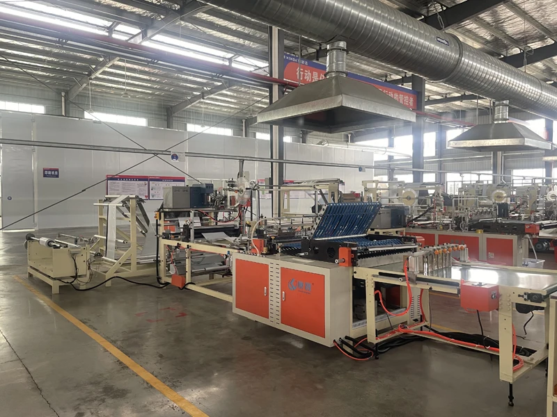 Dexinda Automatic Plastic Courier Bag Packaging Pla Material Making Machine For Express