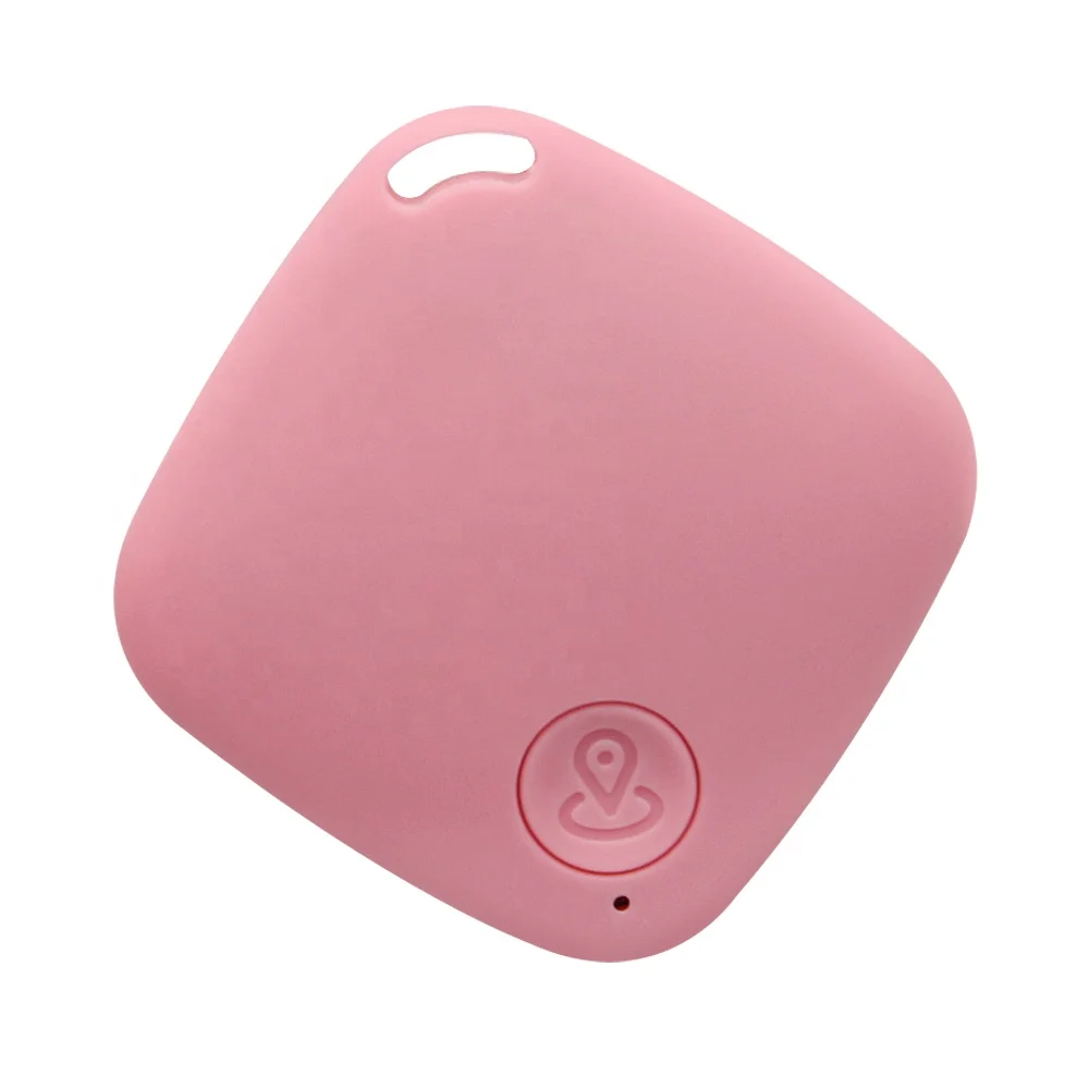 Pink Black White Color Smart BLE Locator Gps Tracker Mini Wallet Tracker Mini Anti Lost Key Finder