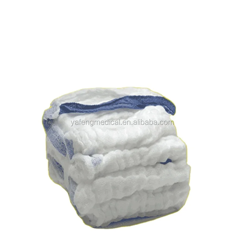 EO sterile double paper packing medical surgical lap sponge