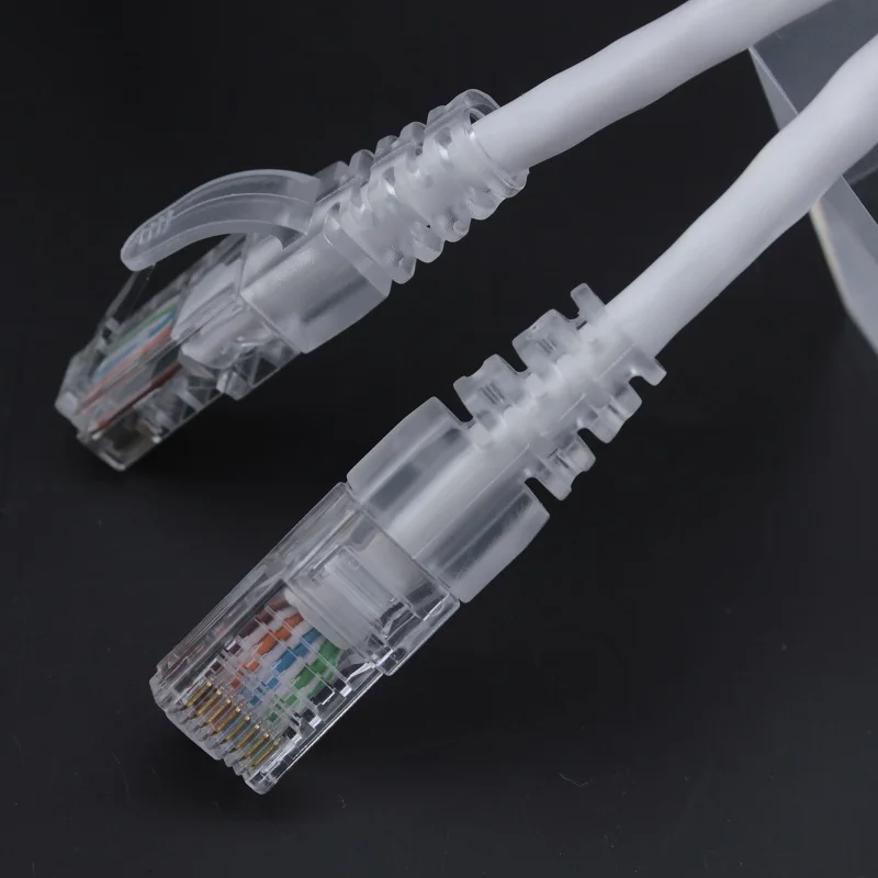 High Quality 1M 2M 3M 5M Customized Length Cat5e UTP 24AWG Patch Cable RJ45 Connector BC CCA Network Lan