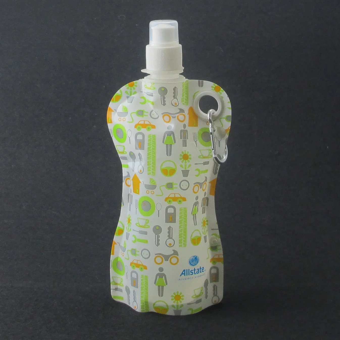 
Recyclable Custom Disposable Supply Plastic Stand Up Liquid Pouch With Spout For Hiking 