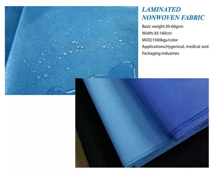 Оптовая продажа водонепроницаемый цветной нетканый материал рулон спанбонд пп ткани